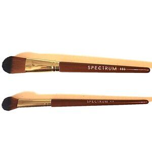 NEW 2 Piece Spectrum Collections Pantherine Eye and Face Makeup Brush Set
